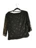 No Boundaries Floral Black 3/4 Sleeve Blouse Size S - photo 2