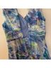 Connected Apparel 100% Polyester Floral Multi Color Cocktail Dress Size 12 - photo 8
