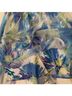 Connected Apparel 100% Polyester Floral Multi Color Cocktail Dress Size 12 - photo 6