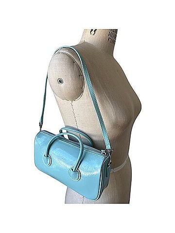 Marge Sherwood Crinkled Leather Bag Leather Shoulder Bag (view 1)
