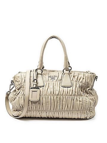 Prada Horizontal Convertible Gaufre Tote (view 1)