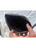 Coach 100% Leather Print Brown Black Wristlet One size - photo 8
