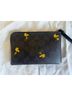 Coach 100% Leather Print Brown Black Wristlet One size - photo 3
