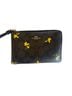 Coach 100% Leather Print Brown Black Wristlet One size - photo 1