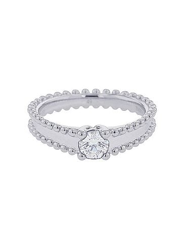 Van Cleef & Arpels Van Cleef &amp; Arpels Estelle Diamond Ring, approx. 0.27ct, Platinum 950, Engagement Ring. (view 1)