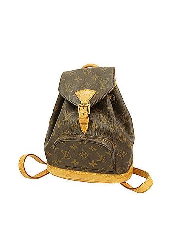 Louis Vuitton Louis Vuitton Monogram Mini Montsouris Backpack M51137 Brown Women's (view 1)