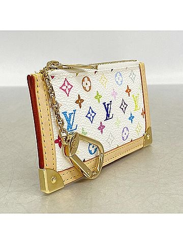 Louis Vuitton Louis Vuitton Monogram Multicolor Pochette Clé M92655 Women's Wallet/Coin Case (view 2)