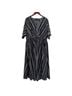 BLOOMCHIC Chevron-herringbone Black White Casual Dress Size 18 - photo 1