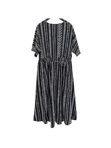 BLOOMCHIC Boho Chic Chevron Print Casual Dress (view 2)