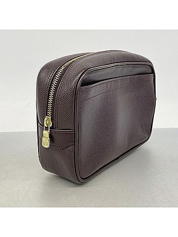 Louis Vuitton Louis Vuitton Taiga Kalga Clutch Bag M30816 Acajou Men's (view 2)