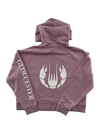 District. Cropped Hoodie / Pullover Sweatshirt Long Sleeve T-Shirt (view 2)