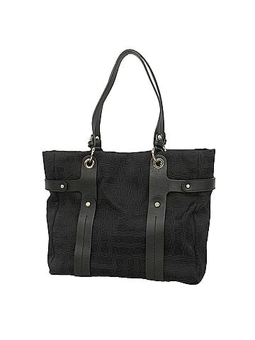 Salvatore Ferragamo Salvatore Ferragamo canvas tote bag, black, for women. (view 1)