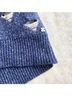 One Grey Day Blue Pullover Sweater Size M - photo 6