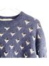 One Grey Day Blue Pullover Sweater Size M - photo 4