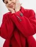 Coach Solid Red Coat Size S - photo 4