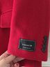 Coach Solid Red Coat Size S - photo 7