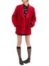 Coach Solid Red Coat Size S - photo 3