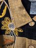 Indigo Moon Print Gold Black Brown Jacket Size 1X - photo 9