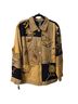 Indigo Moon Print Gold Black Brown Jacket Size 1X - photo 1