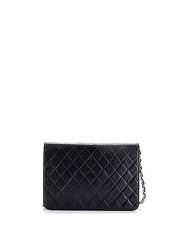 Chanel Vintage Clutch with Chain Quilted Leather Medium (view 2)