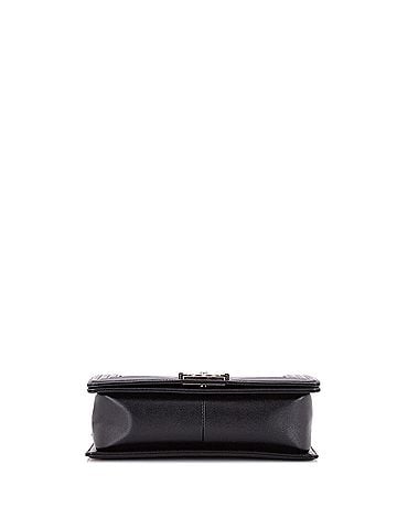 Chanel Boy Flap Bag Quilted Caviar Old Medium (view 2)