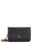 Chanel 100% Leather Black Wallet on Chain Quilted Caviar One size - photo 1