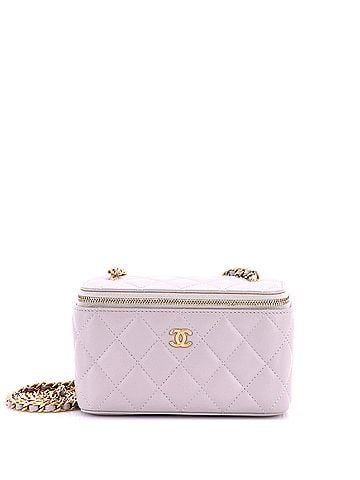 Chanel Pearl Crush Vanity Case with Chain Quilted Lambskin Small (view 1)