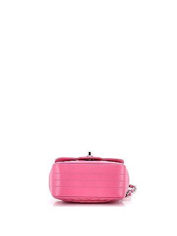 Chanel Square Classic Single Flap Bag Chevron Lambskin Mini (view 2)