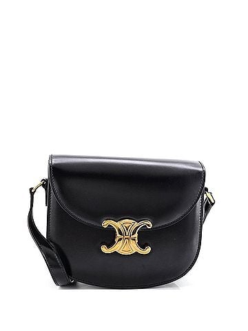 Céline Triomphe Besace Clea Flap Bag Leather (view 1)