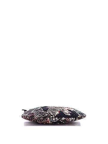 Chanel O Case Clutch Quilted Printed Canvas Medium (view 2)