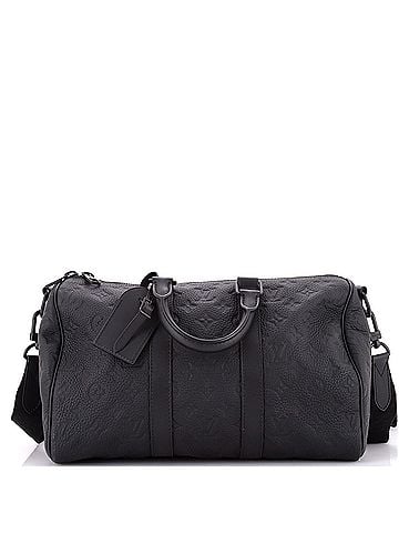 Louis Vuitton Keepall Bandouliere Bag Monogram Taurillon Leather 35 (view 1)
