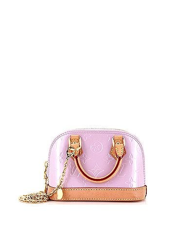 Louis Vuitton Alma Charm Chain Handbag Monogram Vernis Nano (view 1)