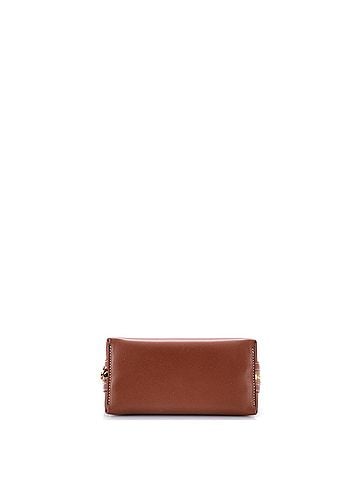 Céline Cuir Triomphe Zip Around Chain Clutch Leather (view 2)