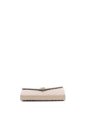 Saint Laurent Classic Monogram Chain Wallet Mixed Matelasse Leather Medium (view 2)