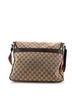 Gucci 100% Canvas Plain Brown Web Strap Flap Messenger GG Canvas Medium One size - photo 4