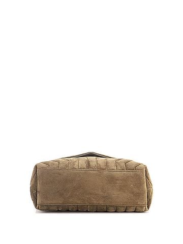 Saint Laurent Loulou Shoulder Bag Matelasse Chevron Suede Medium (view 2)