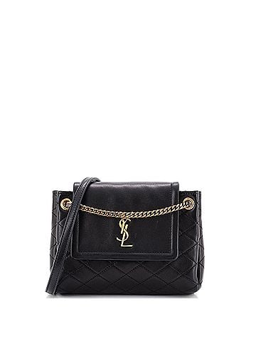Saint Laurent Nolita Satchel Quilted Leather Mini (view 1)