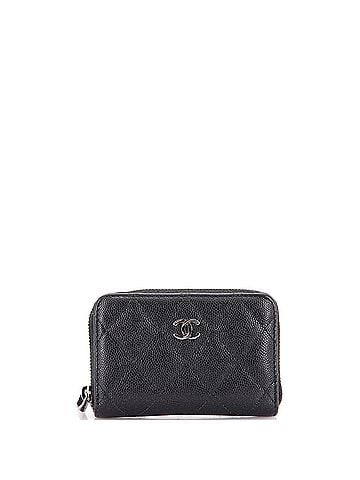 Chanel CC Zip Coin Purse Quilted Caviar Small (view 1)
