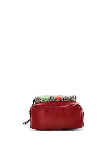 Gucci Zip Pocket Backpack Tian Print GG Coated Canvas Small (view 2)