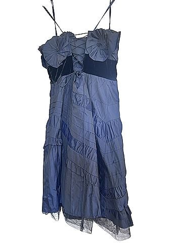 BCBGMAXAZRIA strapless dress with taffeta Cocktail Dress (view 2)