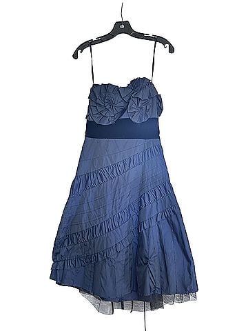 BCBGMAXAZRIA strapless dress with taffeta Cocktail Dress (view 1)