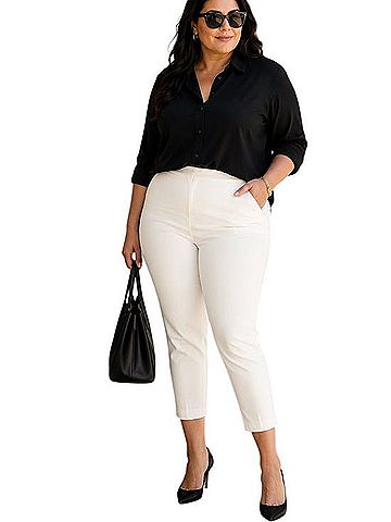 Karen Kane Lifestyle Cropped Pant Casual Pants (view 1)