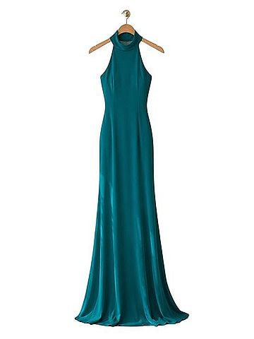 Jay Godfrey Halter High Neck Mermaid Cocktail Dress (view 2)