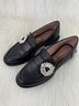 Gianni Bini 100% Leather Solid Black Flats Size 6 1/2 - photo 3