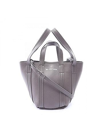 Balenciaga Balenciaga Everyday XS North South 2-Way Handbag, Leather, Women's, Gray, 672796 (view 1)