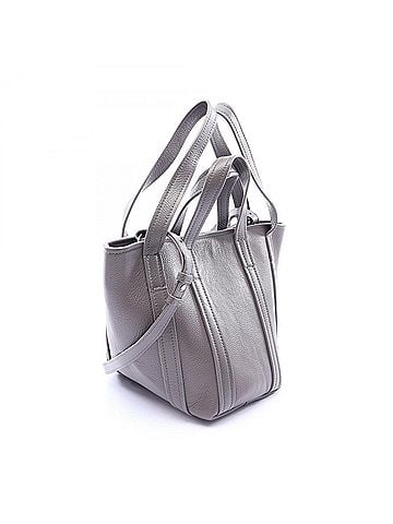 Balenciaga Balenciaga Everyday XS North South 2-Way Handbag, Leather, Women's, Gray, 672796 (view 2)