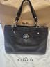 Coach 100% Leather Black Leather Tote One size - photo 7