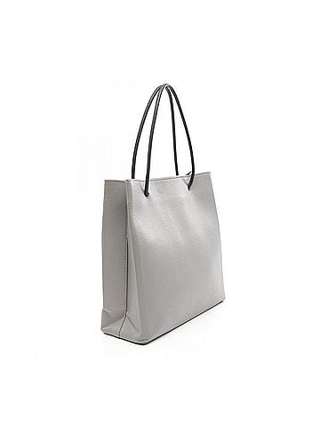 Balenciaga Balenciaga BALENCIAGA SHOPPING TOTE BAG S Shopping Tote Bag Handbag Leather Women's Gray/Black 568813 (view 2)