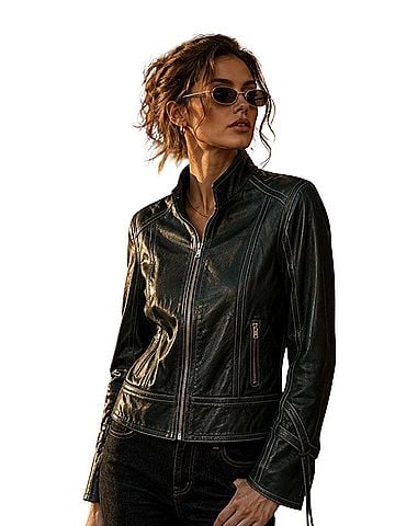 Andrew Marc Leather Jacket (view 1)