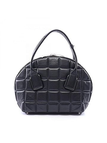 Bottega Veneta Bottega Veneta The Swoop Medium 2-Way Handbag, Leather, Women's, Black (view 1)